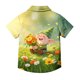 thumbnail image 4 of Blusa y camisa de manga corta con cuello vuelto, moderna e informal, con estampado del Día de San Patricio, con bolsillo, para uniforme escolar, para niños y niñas de 2 a 15 años., 4 of 7