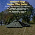 MCETO Tent,Aluminum Pole One Person Stormproof Tent Person Tent All ...