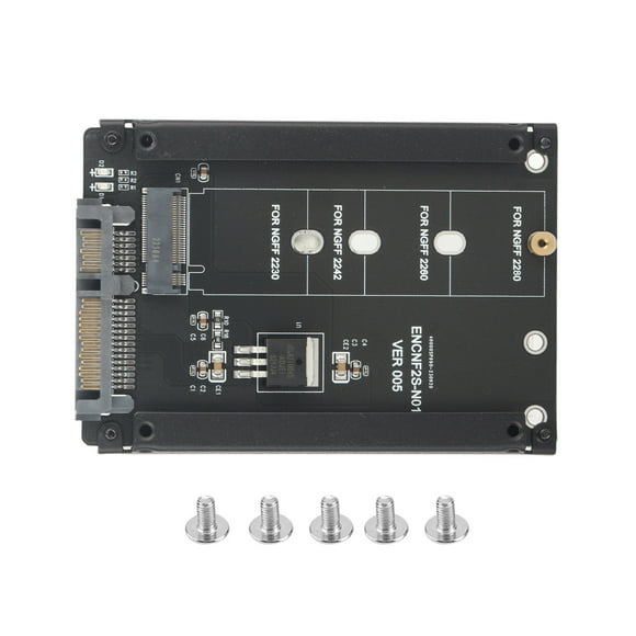 M.2 NGFF vers SATA adaptateur m2 sata Haute performance 22 broches M.2 NGFF vers SATA - Adaptateur Plug and Play M.2 vers SATA M Key
