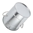 thumbnail image 4 of galvanized sheet and plastic composite ice bucket, bar accessories, ice bucket round with ice shovel galvanized sheet plastic beer chiller bar home 19.5x20.5x16cm easy to clean silver, 4 of 7