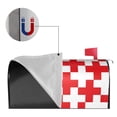thumbnail image 3 of Bingfone Red Cross 1 Magnetic Mailbox Cover Standard Size for Garden Yard Outdoor Decorations-21x18 in, 3 of 7