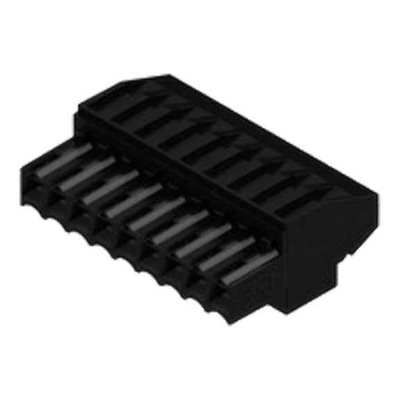 Pack of 2 1639770000 Terminal Block Plug 9 Position , Female Sockets 0.138 (3.50mm) - 270° Free Hanging (In-Line)