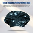 thumbnail image 3 of Operating Hats Nurses Long-time Service Gourd-shaped Pure Color Button Professional Assorted Colors Multifunctional Working Caps HallowmasBlack-whit, 3 of 9