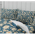 thumbnail image 5 of DOJLIO Rustic Style Floral King Size Chrysanthemum Bedspread Cover Blooming Flower Bedding Sets White Flowers Bedding Collection Decorative Bedding Sets No Comforter, 5 of 5