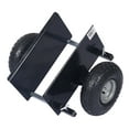 thumbnail image 1 of Heavy Duty Panel Dolly, Adjustable Door Dollys with Wheels, 10" Pneumatic Wheels 600LBS Load Bearing for Drywall Sheet Heavy Appliance&Material Handling All Terrain Moving Cart Panel Dolly, Black, 1 of 6