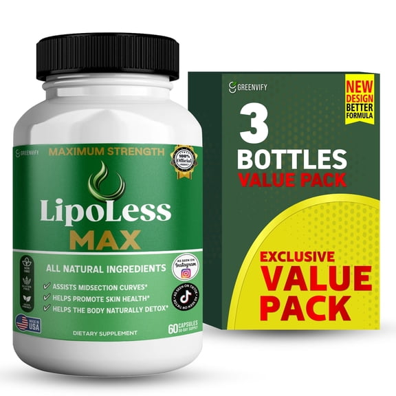 GreenVify LipoLess Max – Metabolism & Weight Management Support Supplement