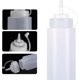 thumbnail image 2 of Botellas de Plástico Exprimibles para Condimentos, 700ml, 3 Piezas con Embudo, para Salsas y Jarabes (Color transparente, 700, Mililitros), 2 of 4