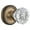 Gold, variant on Nostalgic Warehouse Clacry_Psg_238_Nk Vintage Crystal Knob - Grey