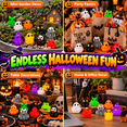 thumbnail image 3 of FanYule Halloween Mini Resin Ducks Glow in the Dark Novelty Halloween Party, 120 PCS, 3 of 7
