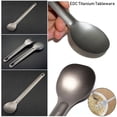 thumbnail image 6 of Ultralight EDC Camping Tool New Pure Outdoor Picnic Accessories Titanium Cookware Long Handle Spoon Cutlery Fork 1, 6 of 8