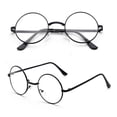 thumbnail image 2 of Gafas Redondas Transparentes Negro, 2 of 4