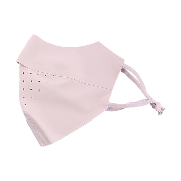 Máscara de protección solar para el rostro Kini Ice Silk para mujer, protección UV, verano, transpirable, fina, para conducir, montar, cubierta protectora para todo el rostro