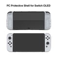thumbnail image 2 of Carcasa rígida protectora de host transparente para PC desmontable para consola NS OLED Hugtrwg Nuevos Originales, 2 of 6