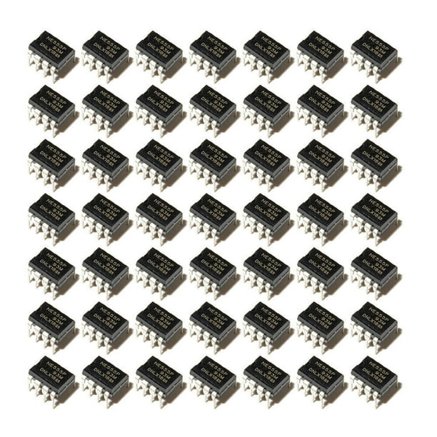 50PCS NE555P NE555 NE555N DIP8 High Precision Oscillator Timer IC Chip