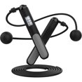 thumbnail image 1 of Cuerda de saltar, cuerda sin cuerda lastrada, contador LED, mango ergonómico, cable de PVC ajustable, para gimnasio, CrossFit y ejercicio en casa, 1 of 5