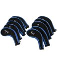 thumbnail image 3 of 10 fundas de neopreno para cabezas de palos de golf, fundas protectoras para putters, accesorios de golf (azul oscuro), 3 of 10