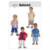 Butterick Pattern Boy's Shirt and Shorts, (6, 7, 8)