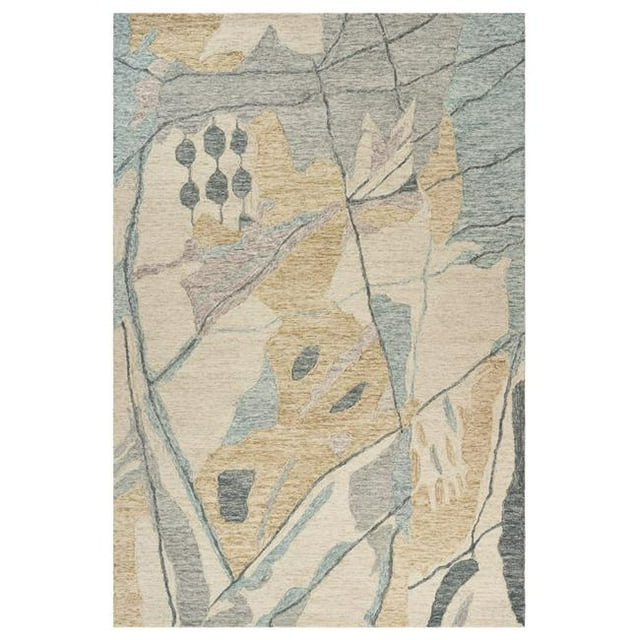 LR Resources DIVER81473MLT5070 Conceptual Beyond Indoor Rectangle Area Rug - Multi Color