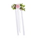 thumbnail image 5 of Respaldo de silla de boda con flores simuladas, decoración romántica para silla de pasillo de boda Rosa, 5 of 9