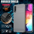 thumbnail image 2 of TAIAOJING For Samsung Galaxy A50 Case Brushed Texture Shockproof Phone Case 6.4 Inch, 2 of 4