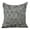 Grey, variant on Throw Pillow Covers, Grey Designer Throw Pillow Covers 16x16 inch (40x40 cm), Taffeta Toss Pillows, Solid Color, Knots, Textured, Rhombus, Modern Cushion Cover - Between Spaces
