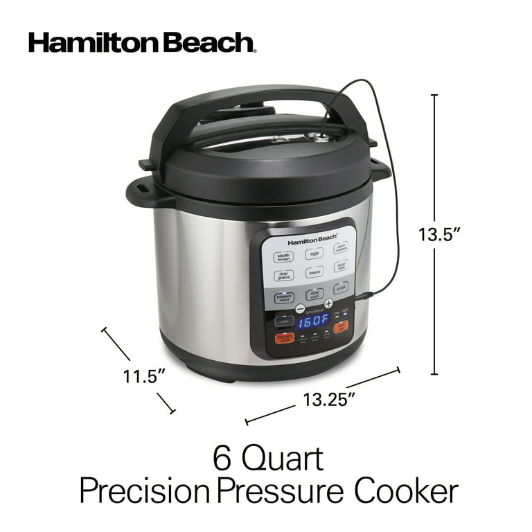 Hamilton Beach 6 Quart Precision Pressure Cooker - 34506