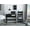 62#Black, variant on DUOSONG Nottingham 2-Piece Home Office Set, 15.87 x 31.5 in, Black