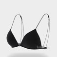 thumbnail image 6 of VISALY Balconette Bras For Women Seamless Bras For Women Stretch Triangle Bralette Spaghetti Strap Bra Comfortable Bras For Women Bras For Women Beige L, 6 of 6