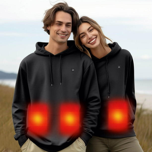 Manta de sofá, manta de sofá, sudadera con capucha calefactable de moda, batería de larga duración, batería de alta capacidad, diseño ergonómico.