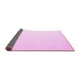 thumbnail image 2 of Ahgly Company Indoor Square Solid Pink Modern Area Rugs, 8' Square, 2 of 4