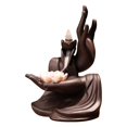 thumbnail image 1 of Quemador de de cerámica Lotus Buddha, de mano, soporte de en cascada, torre de para regalos de, 1 of 8