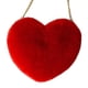 thumbnail image 1 of Monedero para teléfono móvil Bolso bandolera en forma de corazón de felpa con cadena, 1 of 5