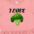 thumbnail image 4 of Inktastic I Love Broccoli Girls Toddler Dress, 4 of 5