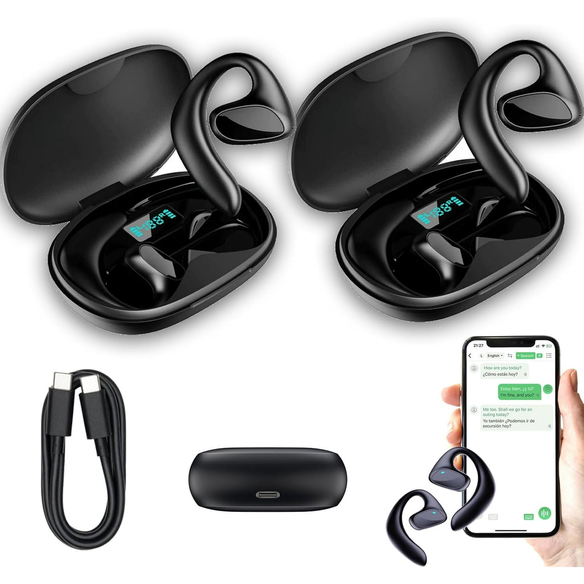 Talkbuds Translator, Qinux Talkbuds, Talk Buds Translator, 144