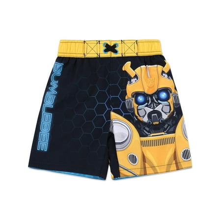 

Transformers Toddler Boys Bumblebee Swim Trunks Sizes 2T-4T