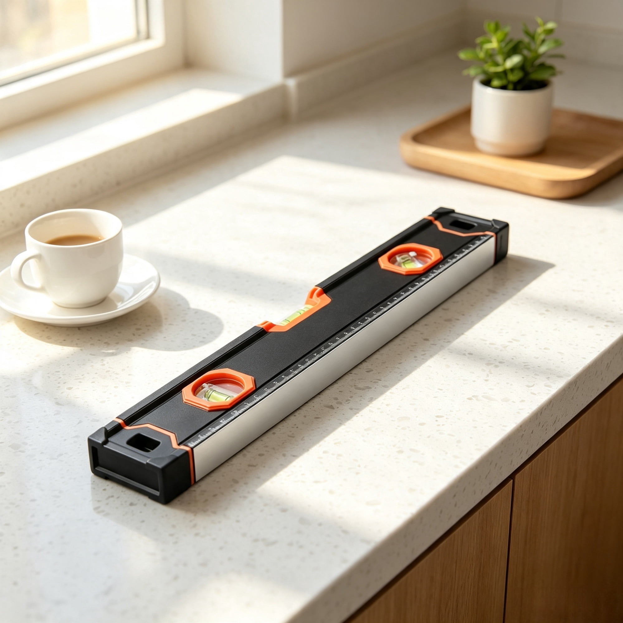 6-Piece Magnetic Torpedo Level Set, 78/48/32/24/16/10 Inch Aluminum Alloy Levels with Ruler & SAE/Metric Scale