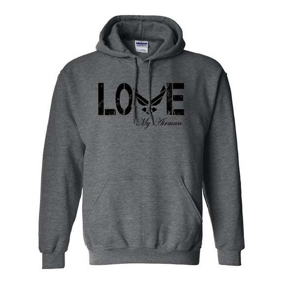 LOVE my Airman Hooded Sweatshirt in Dark Heather