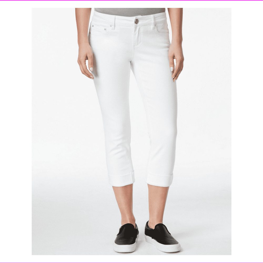 Indigo Rein - Indigo Rein Juniors' Second Skin Cropped Cuffed Jeans ...