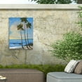 thumbnail image 4 of Tim O'Toole 'Tropical Breeze II' Outdoor Canvas 19x19, 4 of 5