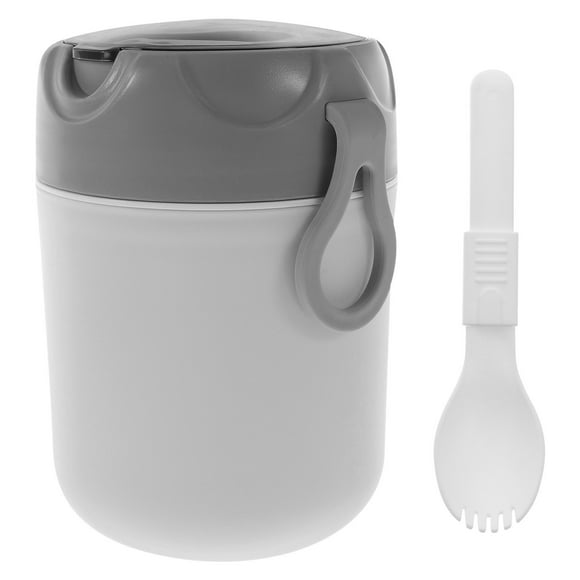 BRIGHTFUFU 1 juego de taza de avena con taza de desayuno anti-lok en recipiente de desayuno en boca grande (500 ml)