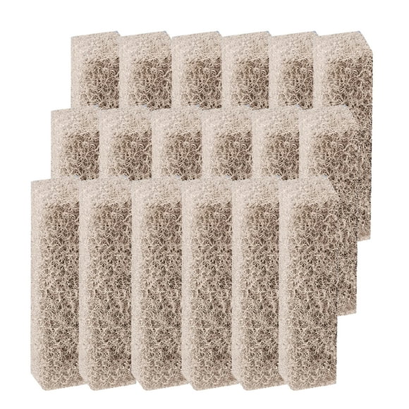 Qzbhct 18 Pack Ammonia Reducer Filter Pads for Aqueon Quietflow LED Pro Model 10, Fish Tank Replacement Filter Pads for Aquarium Water Filtration