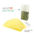 thumbnail image 3 of Keep It Fresh Produce Bags - BPA Free Reusable Freshness Green Food Saver Storage for Fruits, Vegetables and Flowers - Set of 30 Gallon Size, 3 of 7