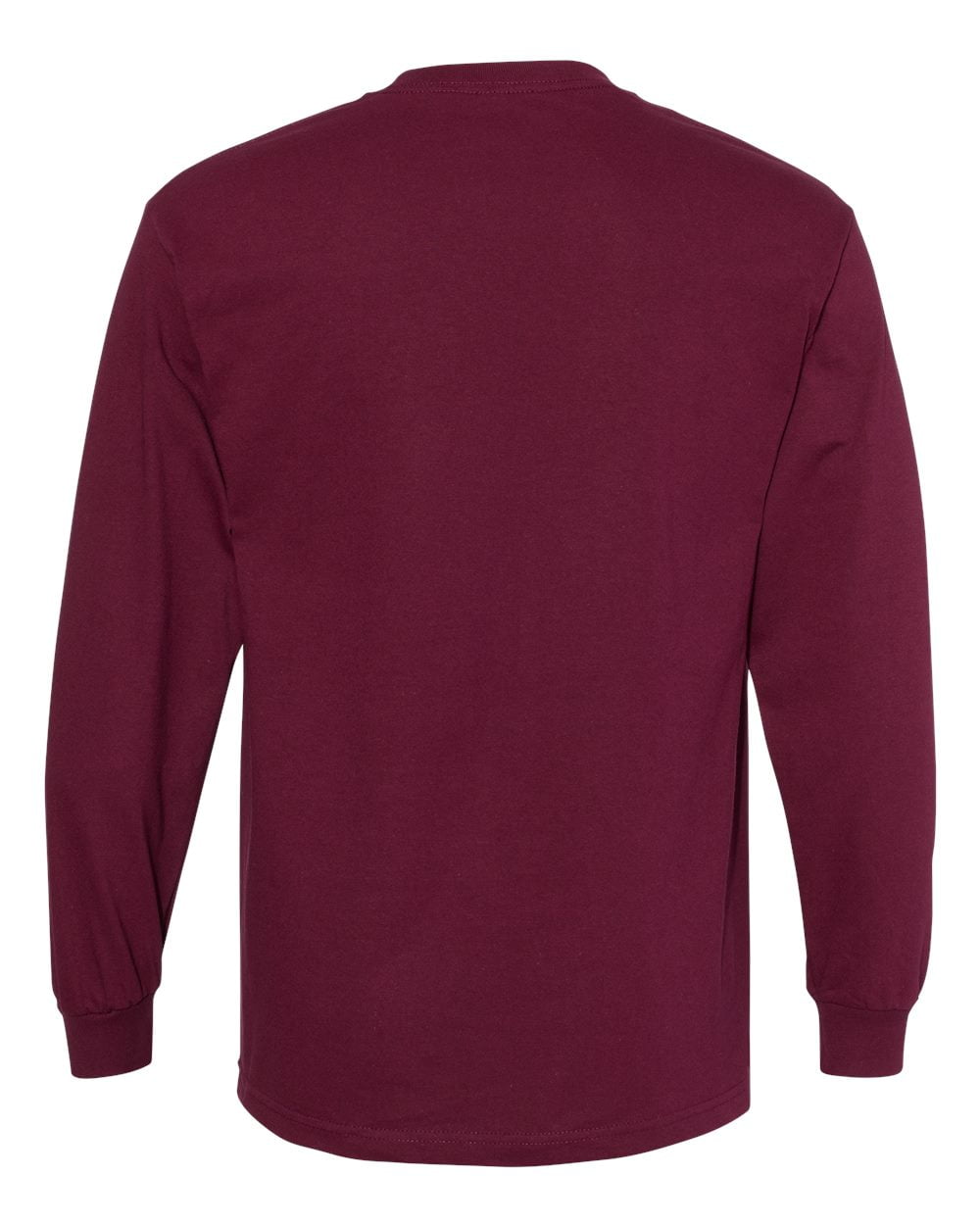 Alstyle Classic Burgundy T-Shirt, Medium - 100% Cotton, Pull-On Casual Tee