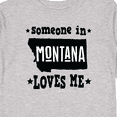 thumbnail image 4 of Inktastic Montana Someone Loves Me Boys or Girls Long Sleeve Toddler T-Shirt, 4 of 5