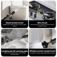 thumbnail image 3 of Steam Pressurized Handheld Multi-surface Steam Cleaner with 3 Brushes and Extended Rod for Home Portable  Cleaning Steamer with 6 Gear Adjustable Digital Touch Screen 1500ml, 3 of 8