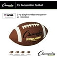 thumbnail image 4 of Champion Sports Official Size Composite Football, Brown (CF100), 4 of 8