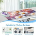 thumbnail image 5 of Daisy Pink Purple Background Ironing Mat Blanket for Table Top Travel Portable Ironing Board Pad 47.2x27.6 Inch, 5 of 6