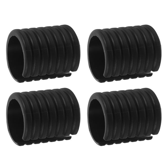 Raindrops 4-Pack Round Plastic Furniture Feet Protectors U-Shaped Chair Leg Tips Nonslip Floor Glides Patio Chair Foot Pads