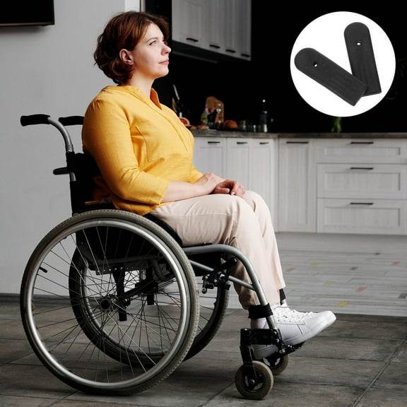 unbranded  Brake Grip Wheelchair Extension Handles Replacement Brakes Black