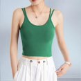 thumbnail image 2 of Bovemsi Camisole Tops for Women Comfortable Backless Cotton High Elasticity Undershirt Suspender Vest With In Bra Suitable Outer Wear Basic Tanks, 2 of 8